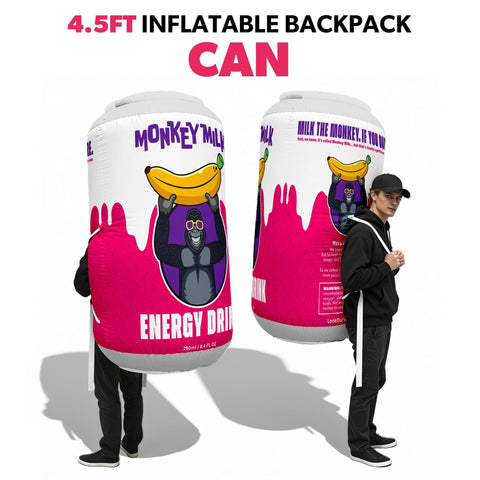 Custom Inflatable Backpack - Bottle & Can Styles