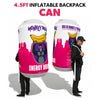 Image of Custom Inflatable Backpack - Bottle & Can Styles