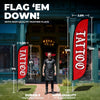 Image of Tattoo Feather Flag - Red