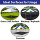 20' x 40' Weekender West Coast Frame Party Tent - Red White and Blue