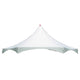 30' White Hexagon High Peak Frame Top Only