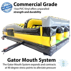 30' Venom Inflatable Obstacle Course with Blower by POGO