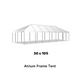 30x105 White Frame Party Tent for Sale