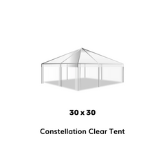 30x30 Clear Top Tent