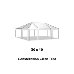 30x40 Clear Top Tent