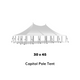 30x45 White Pole Party Tent for Sale
