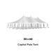 30x60 White Pole Party Tent for Sale