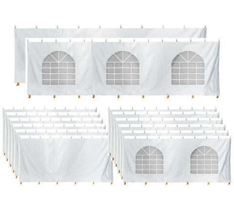 30' x 120' Party & Canopy Tent Premium Blockout Sidewall Kit