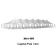 30x120 White Pole Party Tent for Sale