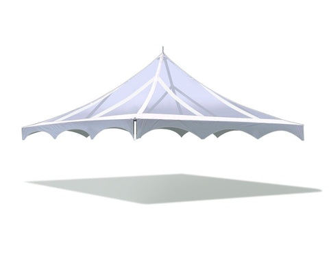 30' x 30' High Peak Frame Top Only - Clear