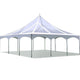 30' x 30' Premium High Peak Frame Party Tent - Clear