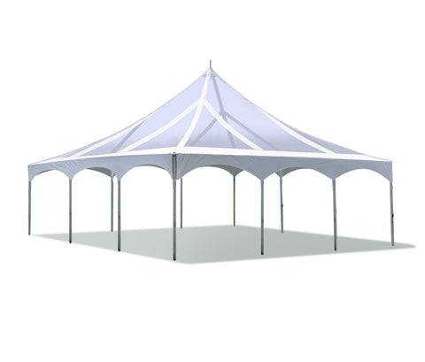 30' x 30' Premium High Peak Frame Party Tent - Clear
