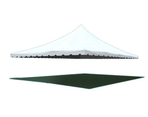 30' x 40' Premium Pole Party Tent Sectional Top - White