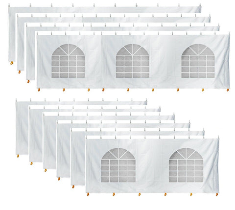30' x 90' Party & Canopy Tent Premium Blockout Sidewall Kit