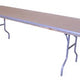 48" 2 Pack Rectangle Wood Folding Banquet Table by Party Tents