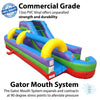 Image of Buy 34' Retro Rainbow Water Slide and Splash and Ride Slide Combo with Blower
