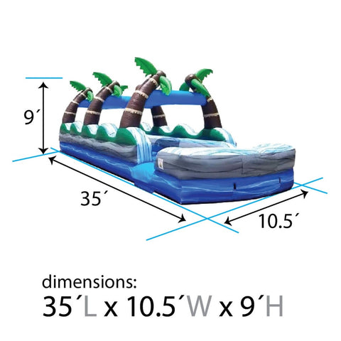 Buy Commercial Inflatable Water Splash and Ride Slide