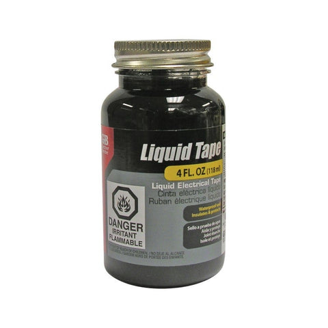 Waterproof Liquid Vinyl Tape - Black - 4oz