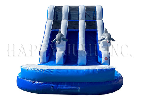 Malibu 18 Foot Double Lane Water Slide - WS4185
