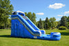 Image of 18 Foot Blue Volcano Water Slide - WS8618