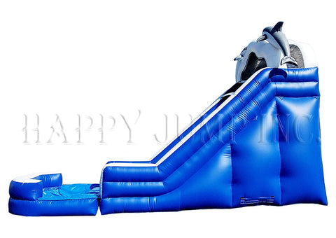 18 Foot Dolphin Inflatable Water Slide - WS4137