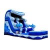 Image of WS-240S Crazy Shark Waves Water Slide 15Ft H