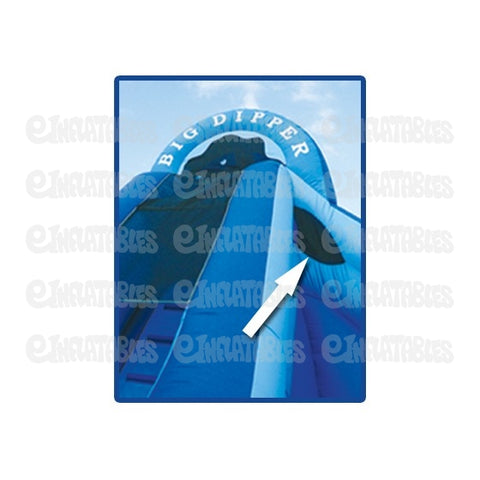 18'H Water Slide Double Dipper with Landings by eInflatables