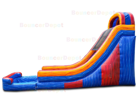 20'H Marble Splash Water Slide by Bouncer Depot