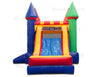 Image of 16'H Rainbow Castle Jumper Slide Moonwalk by Bouncer Depot