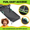 Image of 7ft Round Trampoline with Jumping Enclosure & Mat Ramp