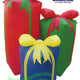 4 1/2' Air Blown Inflatable 3 Christmas Presents