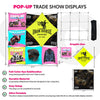 Image of Custom GeoMetrix Pop-Up Trade Show Booth Display - (3x3 - 7 Panel)