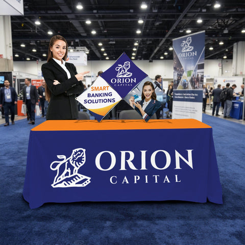 Custom Table Top Pop-Up Display - (3 Panel Pyramid)