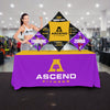 Image of Custom Table Top Pop-Up Display - (4 Panel Pyramid)