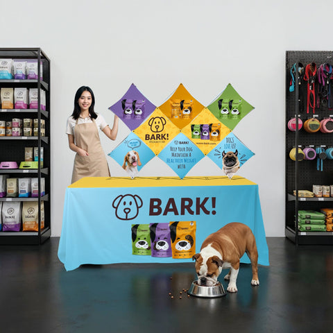 Custom Table Top Pop-Up Display - (8 Panel X)