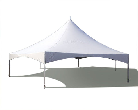 40' Hexagon Premium High Peak Frame Party Tent, White