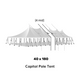 40x180 Pole Tent