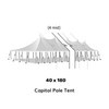 Image of 40x180 Pole Tent