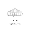Image of 40x40 Pole Tent