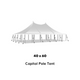 40x60 White Pole Party Tent for Sale