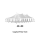40x80 White Pole Party Tent for Sale