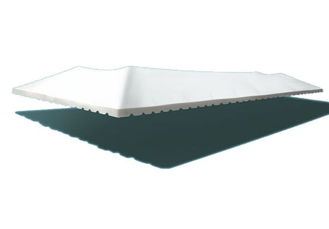40' x 100' West Coast Frame Tent Top, White Sectional