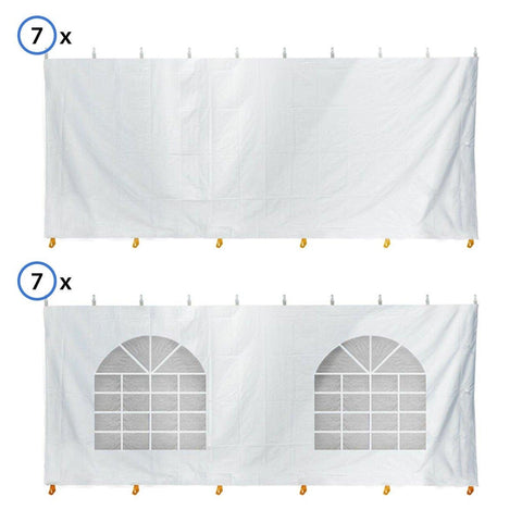40' x 100' Party & Canopy Tent Premium Blockout Sidewall Kit
