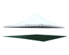 Image of 40' x 40' Premium Pole Party Tent Sectional Top - White