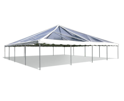 40' x 40' Premium Single Tube West Coast Frame Party Tent, Sectional - Clear