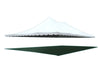 Image of 40' x 60' Premium Pole Party Tent Sectional Top - White