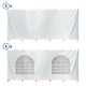 40' x 60' Party & Canopy Tent Premium Blockout Sidewall Kit