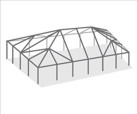40' x 60' West Coast Frame Tent - Twin Tube Frame Only