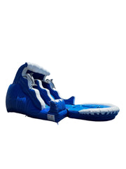 18' Double Drop Wave Slide Pool - WS4120