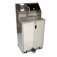 Paragon Pro Series Portable Sink (Stainless Steel) with Splash Guard